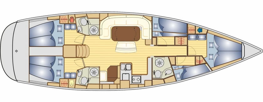 Fezzano di Portovenere/La Spezia Barca a vela cabina 5  cuccette 12  12  ospiti 15.4 m Numero dell'inserzione: #19276 2