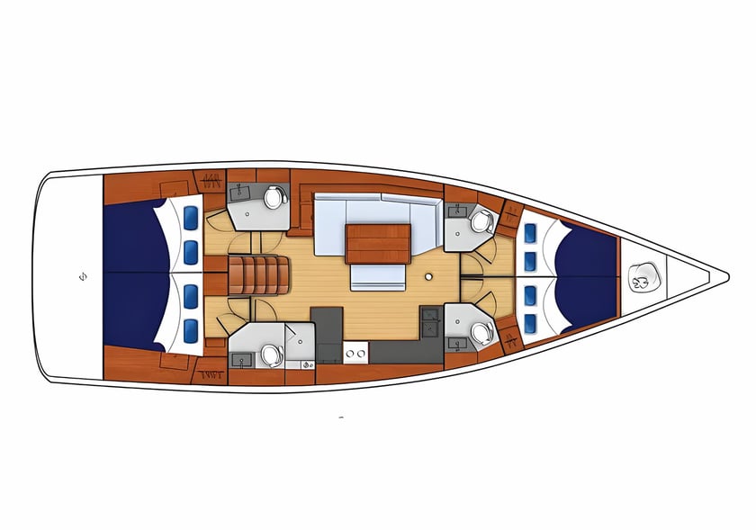 Road Town Segelboot 4 Kabine 8 Liegeplätze 8 Gäste 14.6 m Nummer des Inserats: #19397 2