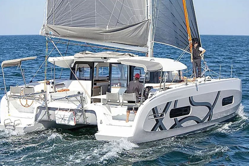 Denia Catamaran 4 cabin 8 berths 8 guests 11.33 m Listing Number: #19419