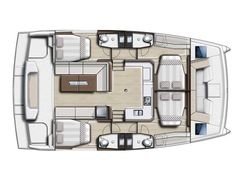 Roma Catamarán Cabina 4  10  literas 12  invitados 12.05 m Número de anuncio: #19476 3