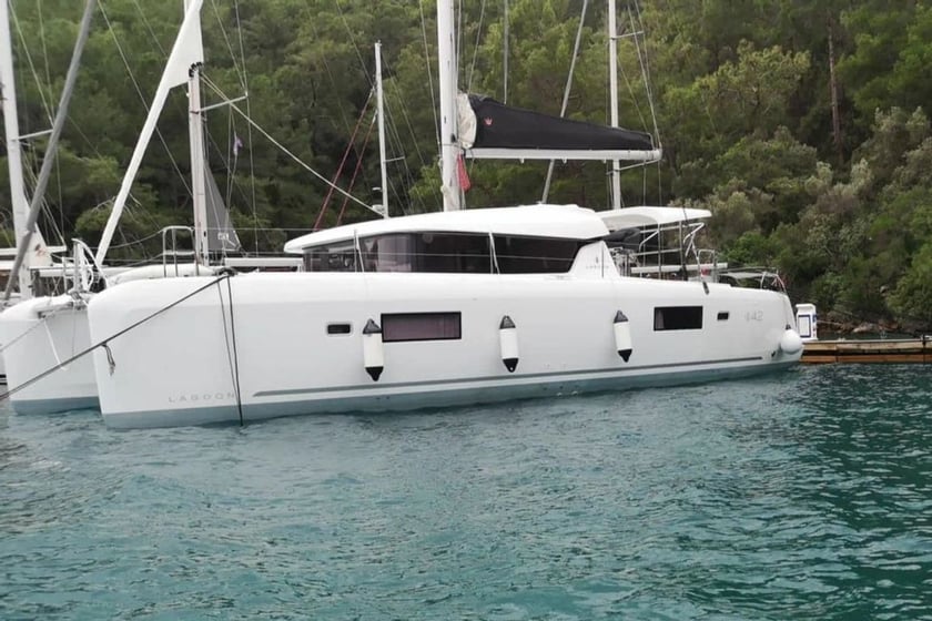 Gocek Catamaran 4 cabin 8 berths 8 guests 12.8 m Listing Number: #19649 2