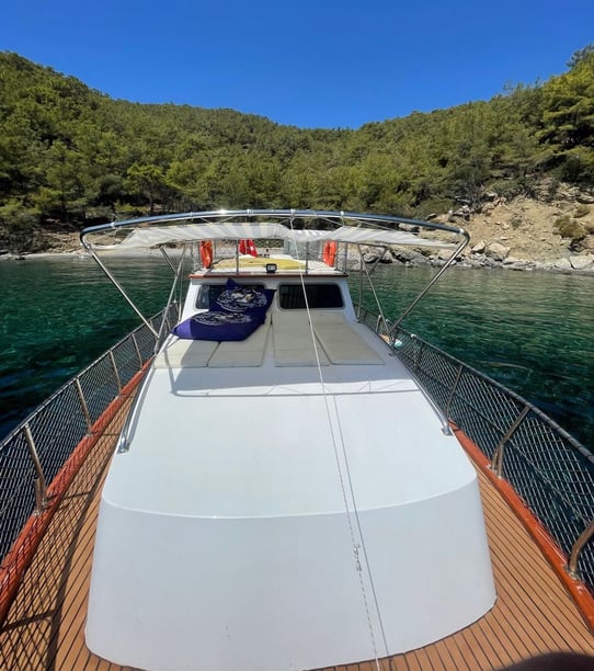 Datca Gulet 3 cabin  7 guests 12.9 m Listing Number: #19678 2