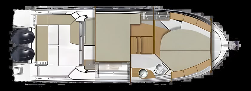 Pula Motorboot 2 Kabine 4 Liegeplätze 4 Gäste 9.18 m Nummer des Inserats: #19911 2