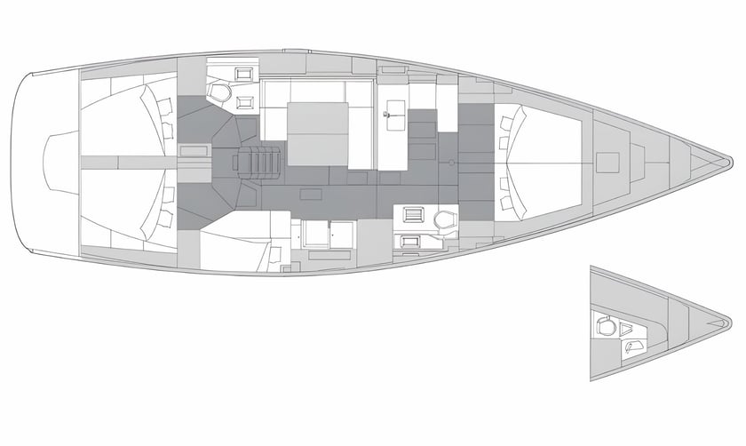 Pirovac Segelboot 5 Kabine 12 Liegeplätze 12 Gäste 15.2 m Nummer des Inserats: #19941 2