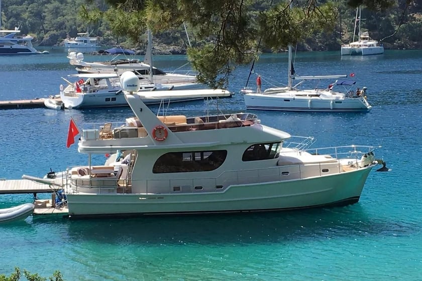 Gocek Motor Yacht 3 cabin 6 berths 10 guests 14 m Listing Number: #19951 2