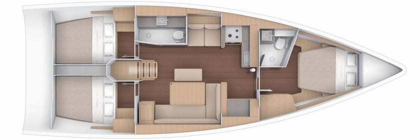 Volos Zeilboot Cabine 6  11  slaapplaatsen 11  gasten 15.94 m Lijstnummer: #20103 2