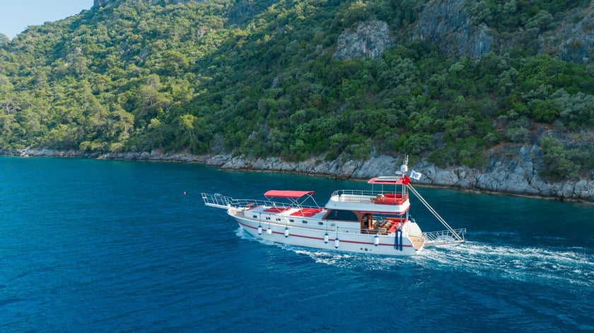 Fethiye Gulet Cabine 3  6  slaapplaatsen 6  gasten 18 m Lijstnummer: #20143 5