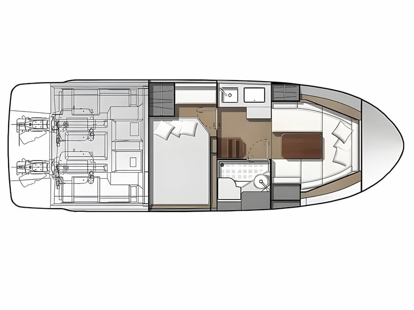 Dubrovnik Motorboot 2 Kabine 4 Liegeplätze 4 Gäste 9.23 m Nummer des Inserats: #20210 2