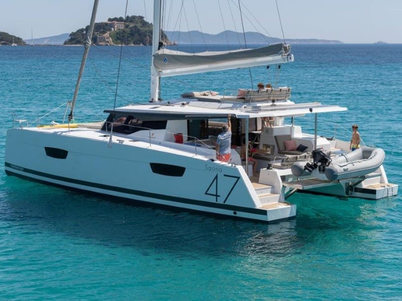 Tourlos Catamaran 6 cabin 12 berths 11 guests 13.94 m Listing Number: #20220