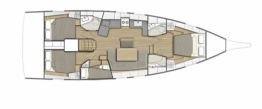 Split Velero Cabina 4  10  literas 10  invitados 14.6 m Número de anuncio: #20369 2