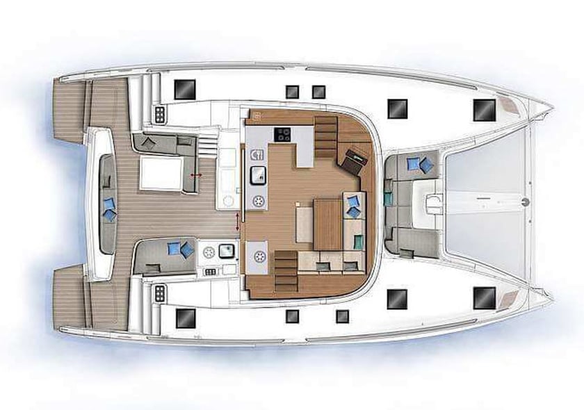 Manfredonia Catamarano cabina 4  cuccette 8  12  ospiti 14 m Numero dell'inserzione: #20379 3