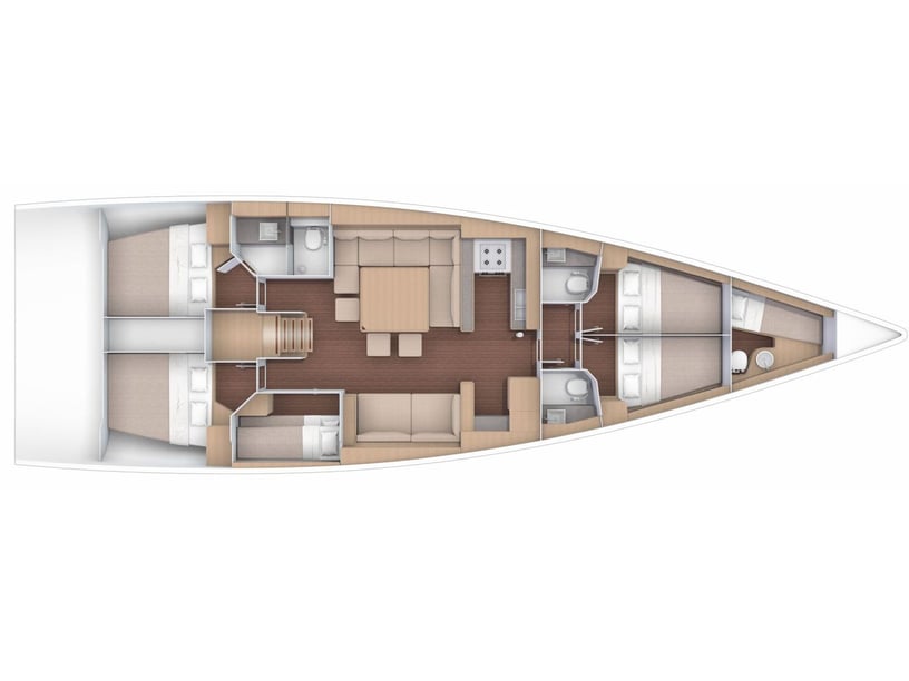 Mykonos Barca a vela cabina 6  cuccette 12  12  ospiti 17.15 m Numero dell'inserzione: #20382 3