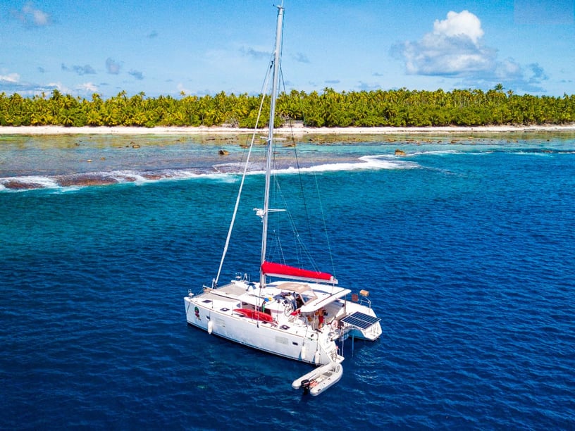 Papeete, Tahiti Catamaran Cabine 4  Couchettes 8  Invités 8  11.97 m Numéro de l'annonce: #20467