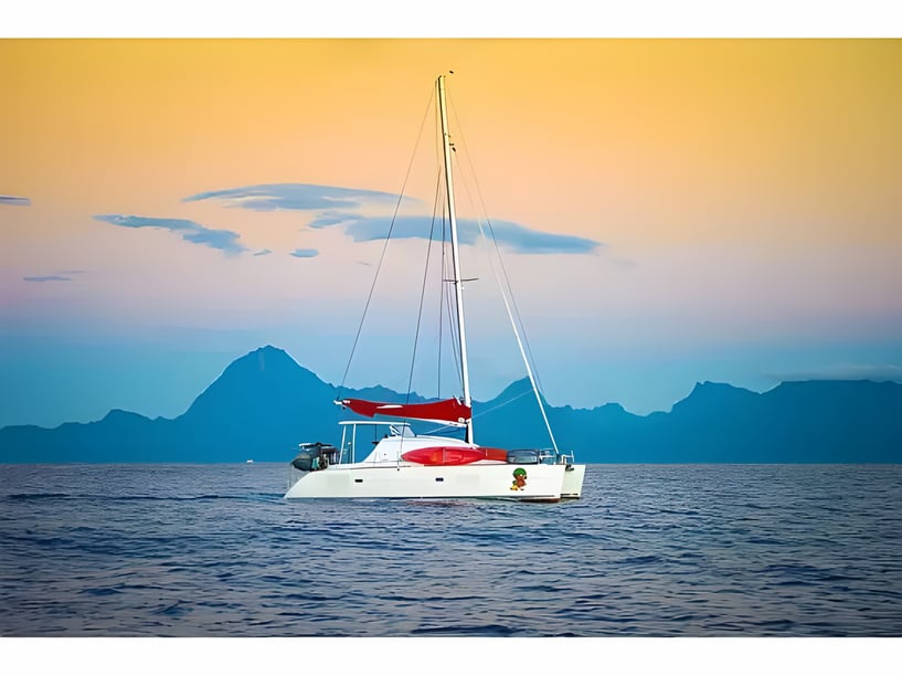 Papeete, Tahiti Catamaran Cabine 4  Couchettes 10  Invités 10  11.56 m Numéro de l'annonce: #20468