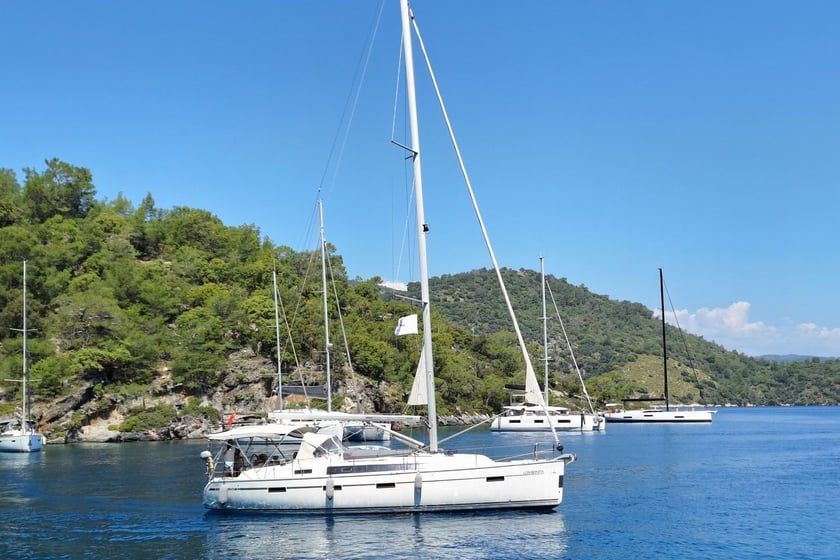 Fethiye Yelkenli 2 kabin Konaklama 4 kişi Seyir 6 kişi 12.35 m İlan No: #20587