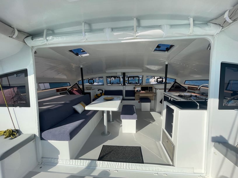 La Trinité-sur-Mer Catamaran 4 cabin 7 berths 8 guests 14.86 m Listing Number: #20697 2