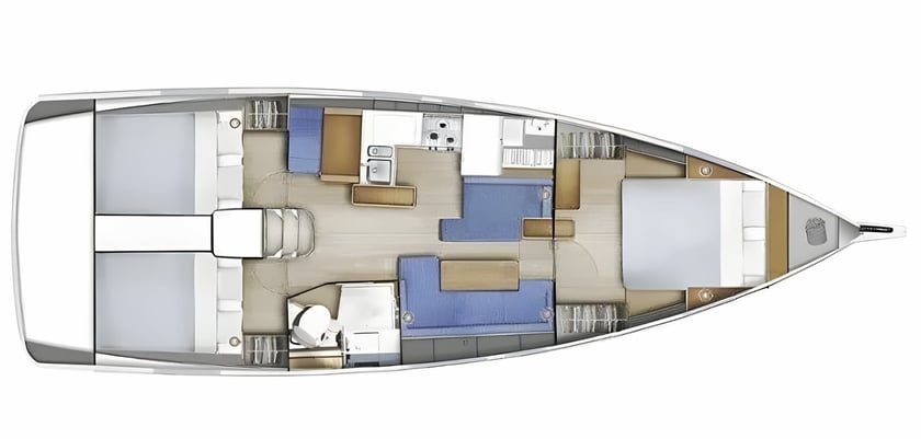 Palma di Maiorca Barca a vela cabina 3  cuccette 8  8  ospiti 12.35 m Numero dell'inserzione: #20725 2