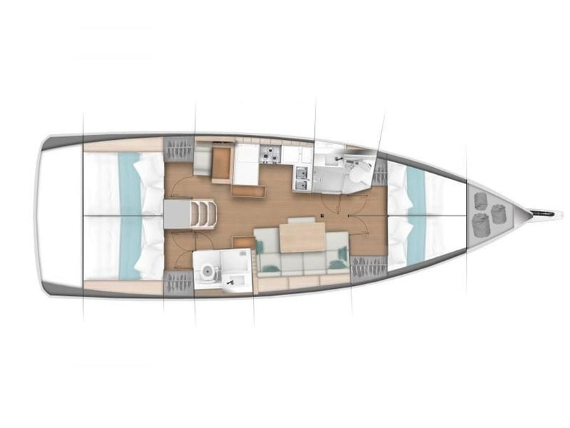 Radazul Barca a vela cabina 4  cuccette 10  10  ospiti 13.39 m Numero dell'inserzione: #20727 3