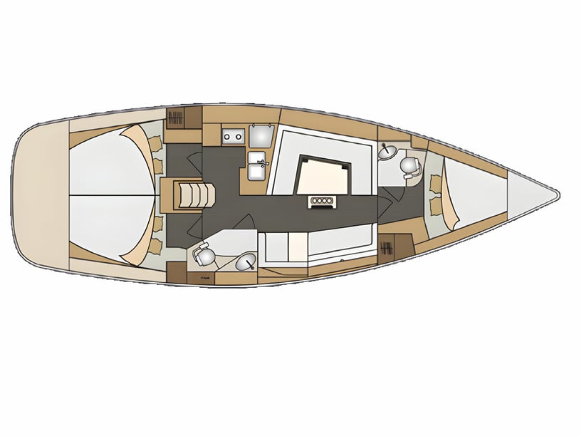 Zadar Segelboot 3 Kabine 8 Liegeplätze 8 Gäste 11.9 m Nummer des Inserats: #20736 2