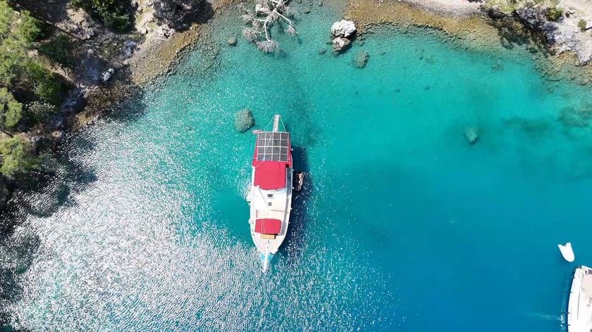 Gocek Gulet 5 cabin 10 berths 10 guests 20 m Listing Number: #20753