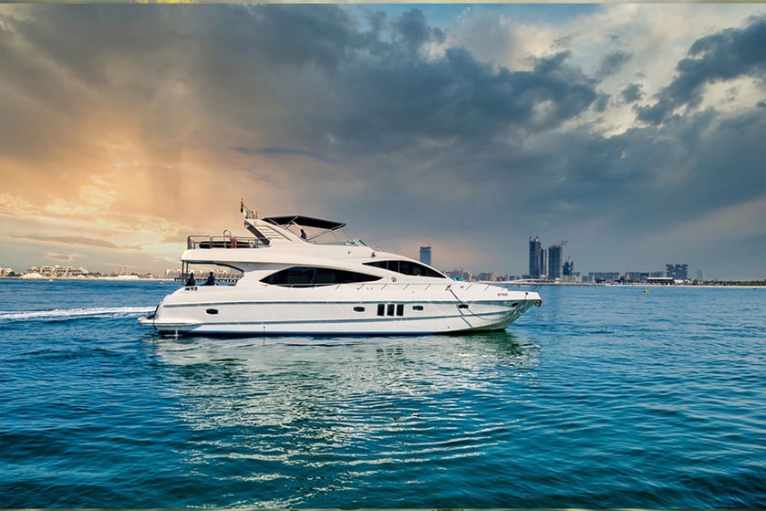 Dubai Motor Yacht 5 cabin 8 berths 40 guests 77 ft Listing Number: #20808