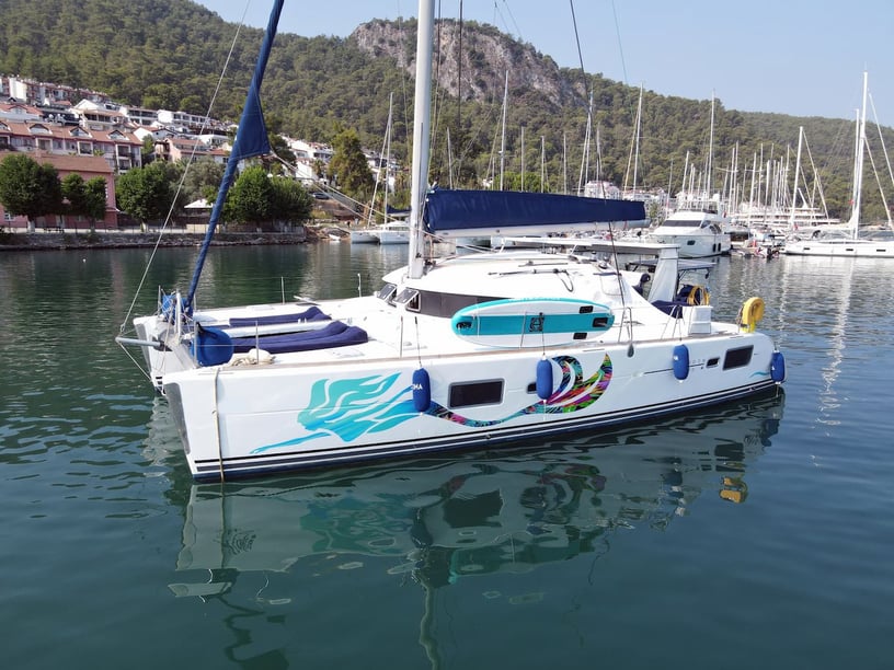 Fethiye Catamaran 4 cabin 8 berths 8 guests 12.37 m Listing Number: #21099 2