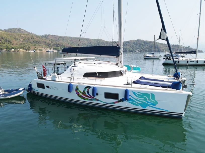 Fethiye Catamaran 4 cabin 8 berths 8 guests 12.37 m Listing Number: #21099 4