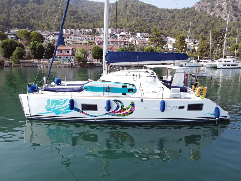 Fethiye Catamaran 4 cabin 8 berths 8 guests 12.37 m Listing Number: #21099 5