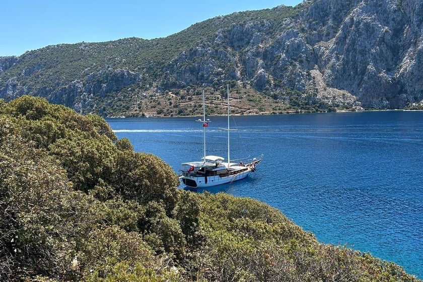Marmaris Gulet Cabine 4  Couchettes 8  Invités 8  21 m Numéro de l'annonce: #21175 4