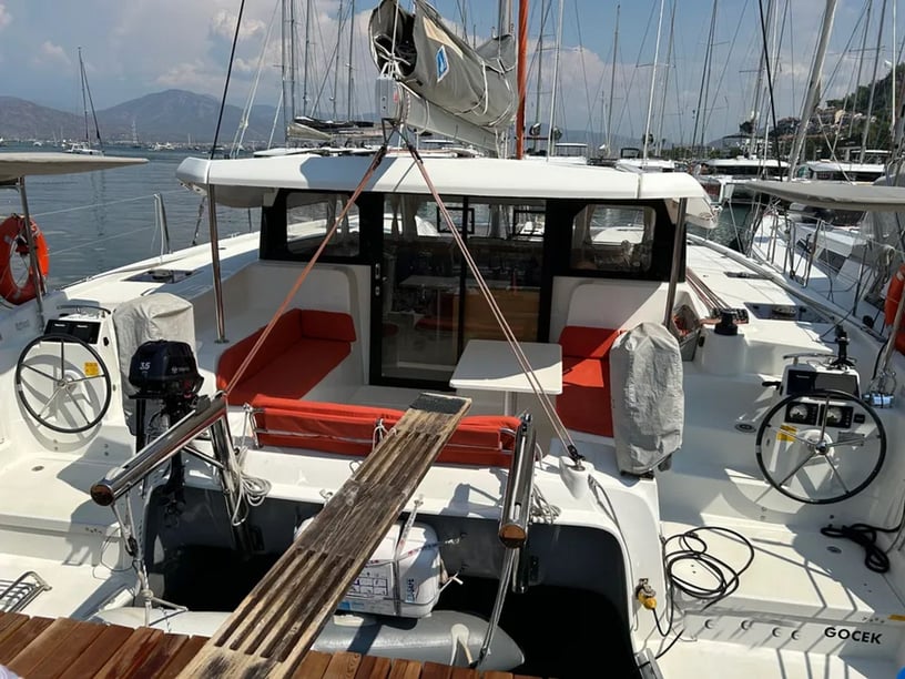 Gocek Catamaran 4 cabin 8 berths 8 guests 37 ft Listing Number: #21194