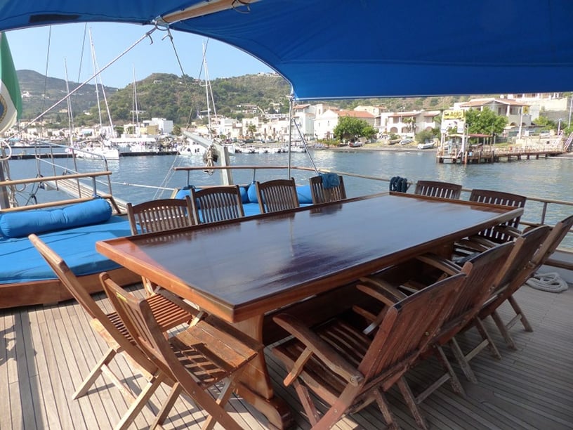 Lipari Gulet 6 cabin 14 berths 14 guests 24 m Listing Number: #21309 4