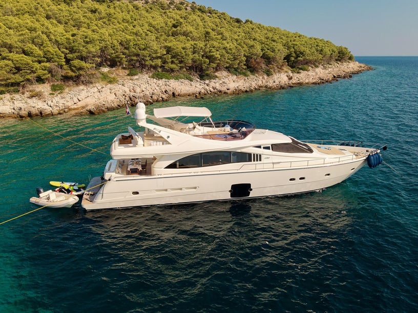 Tribunj Motor Yacht 4 cabin 8 berths 8 guests 22.25 m Listing Number: #21337