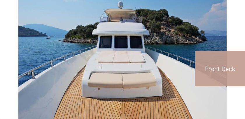 Marmaris Motorjacht Cabine 3  6  slaapplaatsen 6  gasten 28 m Lijstnummer: #21352 2