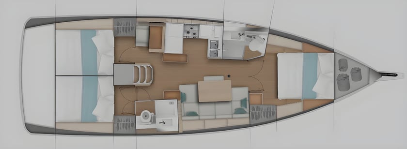 Palma di Maiorca Barca a vela cabina 3  cuccette 6  6  ospiti 13 m Numero dell'inserzione: #21404 2