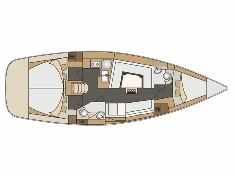 Izola Segelboot 3 Kabine 8 Liegeplätze 8 Gäste 11.9 m Nummer des Inserats: #21420 4
