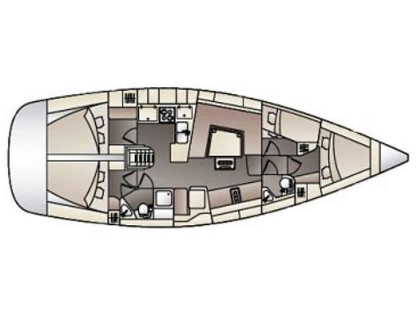 Izola Barca a vela cabina 4  cuccette 10  10  ospiti 13.85 m Numero dell'inserzione: #21421 5