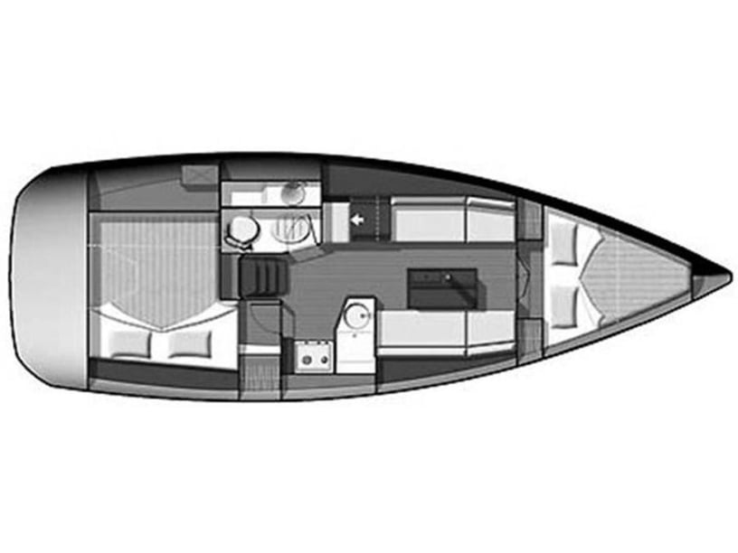 Izola Barca a vela cabina 2  cuccette 6  6  ospiti 9.96 m Numero dell'inserzione: #21423 4