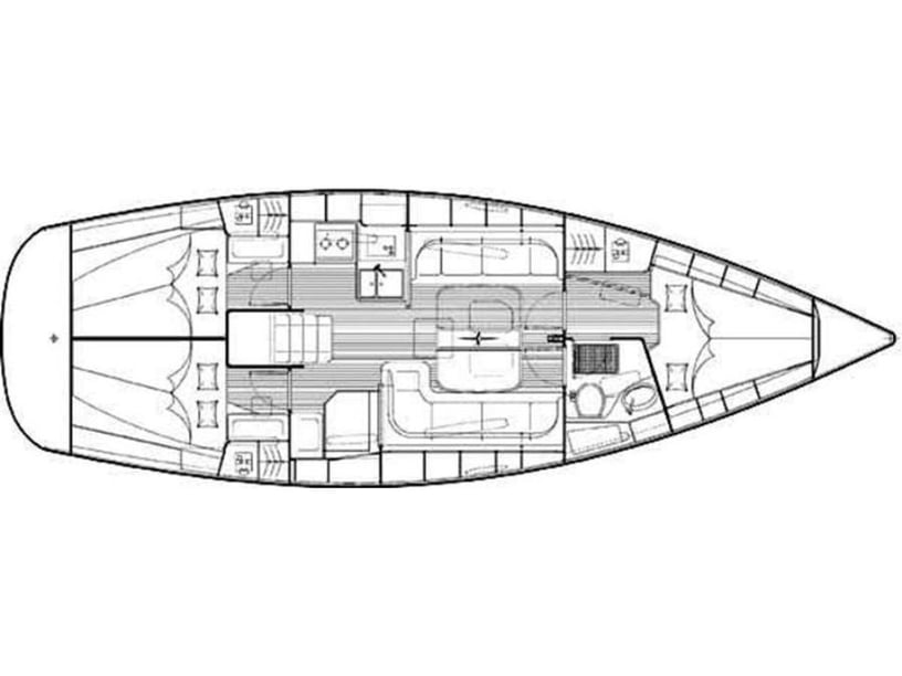 Izola Barca a vela cabina 3  cuccette 8  8  ospiti 11.72 m Numero dell'inserzione: #21424 4