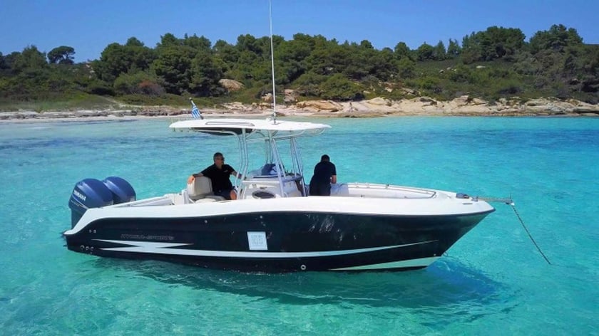 Sithonia, Chalkidiki Motorboat   7 guests 5.1 m Listing Number: #21450 2