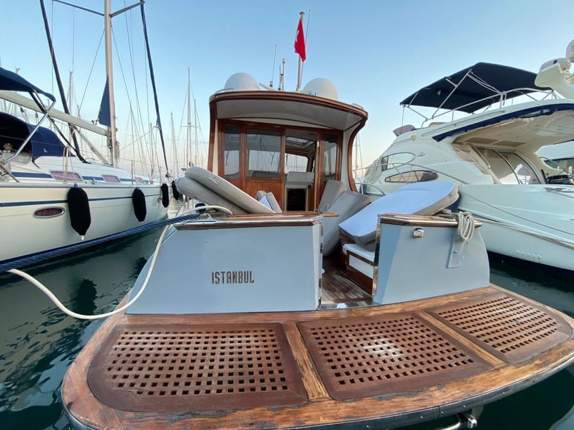 Didim Yacht à moteur Cabine 2  Couchettes 3  Invités 8  11 m Numéro de l'annonce: #21474