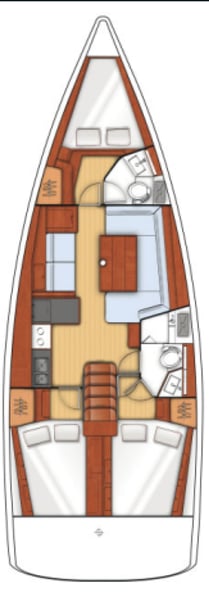 Fethiye Barca a vela cabina 3  cuccette 6  6  ospiti 12.43 m Numero dell'inserzione: #21476 3