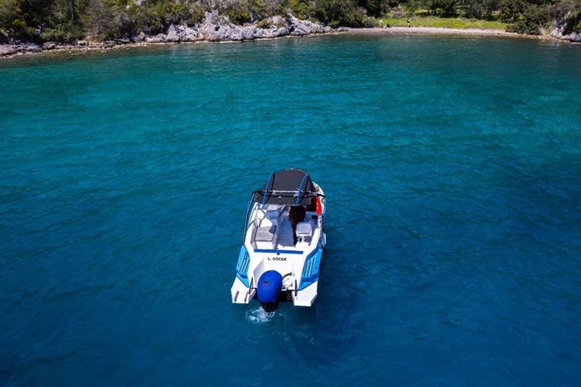 Gocek Motorboat   6 guests 7 m Listing Number: #21556 2