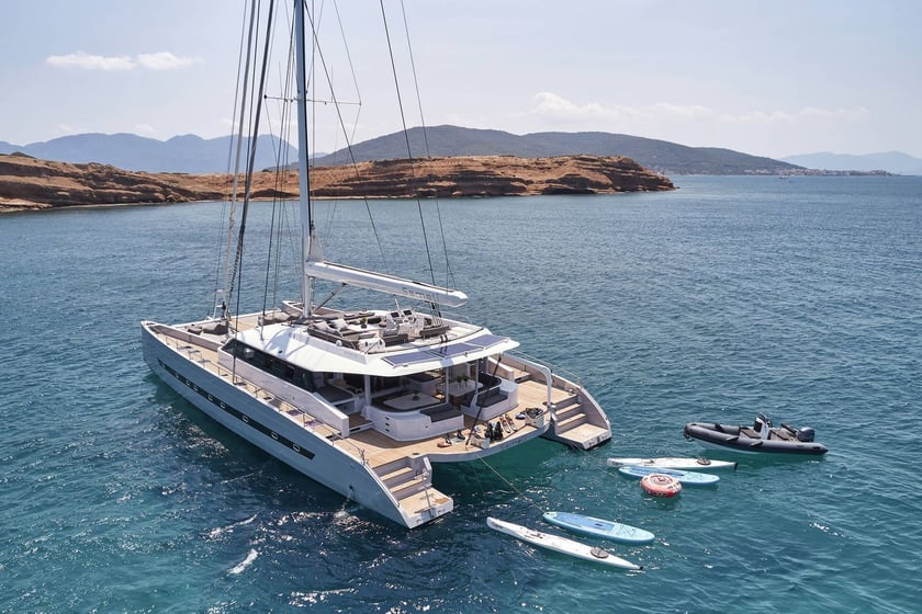 Athènes Catamaran Cabine 5  Couchettes 10  Invités 10  23 m Numéro de l'annonce: #21591 5