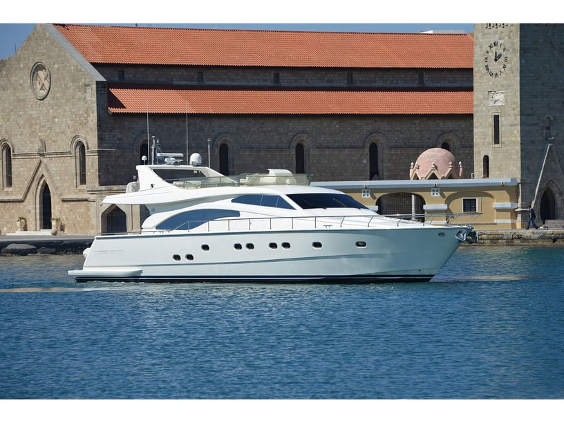 Rhodes Motor Yacht 4 cabin 8 berths 8 guests 21.2 m Listing Number: #21593