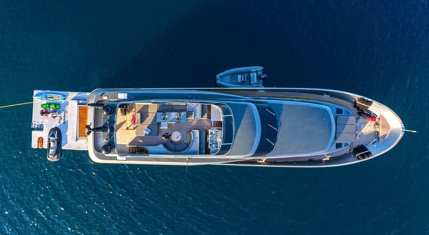 Athènes Yacht à moteur Cabine 6  Couchettes 12  Invités 12  30.85 m Numéro de l'annonce: #21609 4