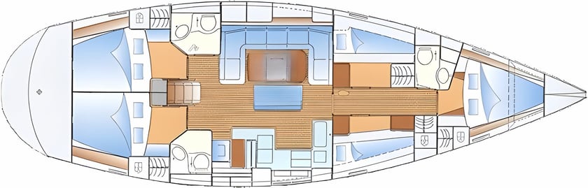 Kalkara Barca a vela cabina 5  cuccette 10  10  ospiti 15.54 m Numero dell'inserzione: #21669 2