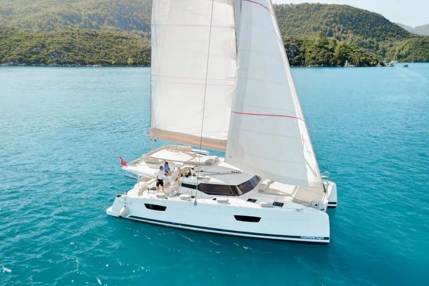 Marmaris Katamaran 6 kabin Konaklama 11 kişi Seyir 11 kişi 13.94 m İlan No: #21688 2