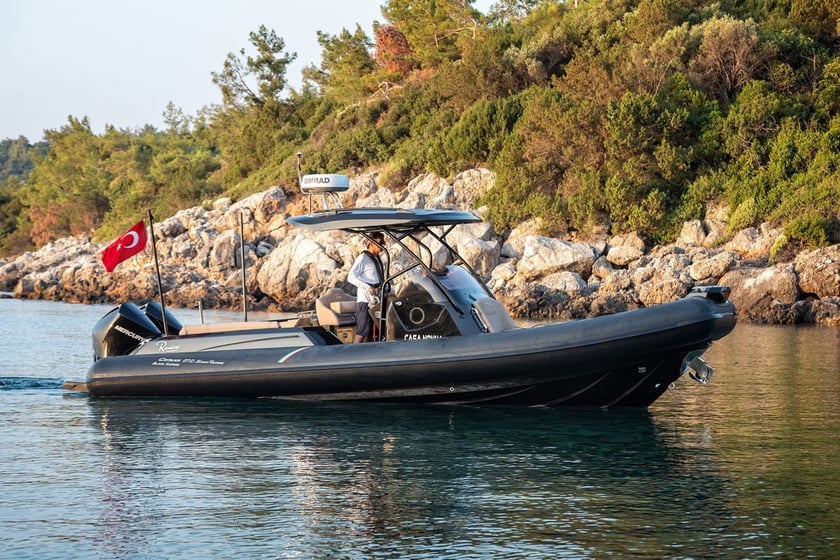 Bodrum RIB   7 guests 8.6 m Listing Number: #21747 5