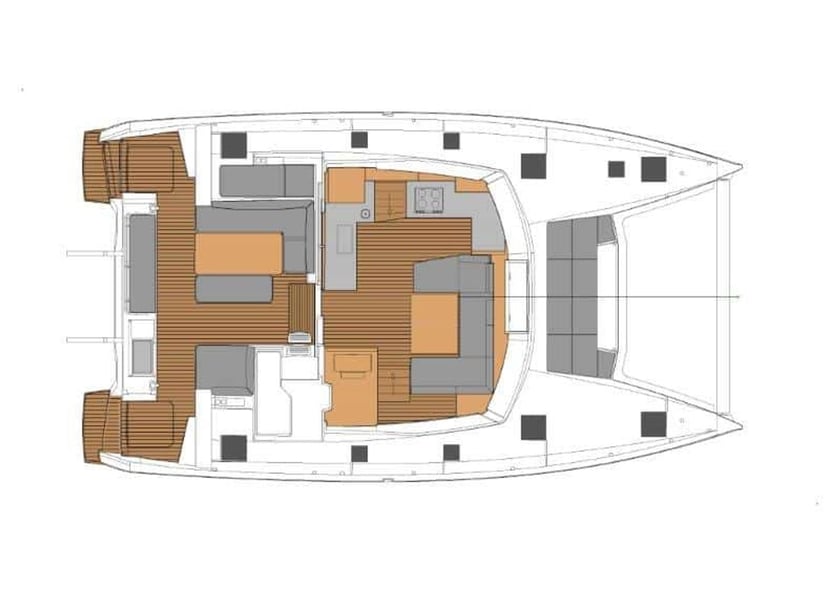 Palma di Maiorca Catamarano cabina 4  cuccette 8  10  ospiti 13.45 m Numero dell'inserzione: #21792 5