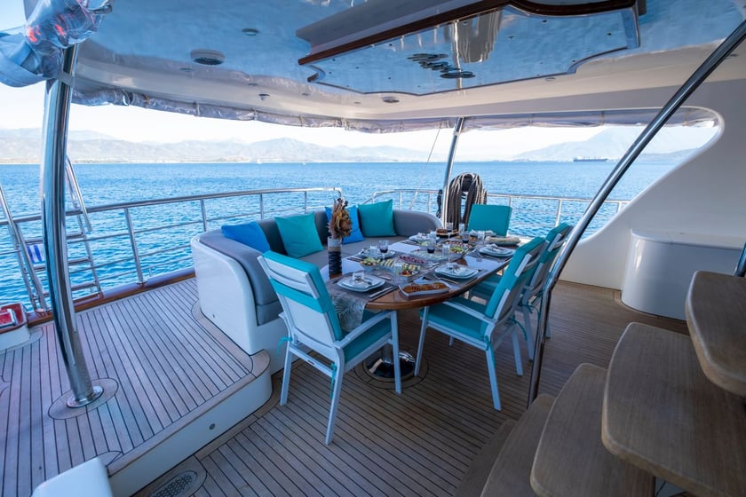 Fethiye Gulet Cabine 4  Couchettes 8  Invités 8  28 m Numéro de l'annonce: #21819 4